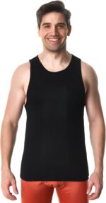 Merino Wool Tank Top Men - Active Merino Wool Undershirt Moisture Wicking Breathable Anti-Odor Lightweight Base Layer
