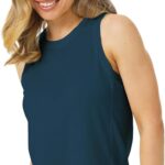 Merino Wool Tank Top Women - Active Merino Wool Undershirt Moisture Wicking Breathable Anti-Odor Lightweight Base Layer