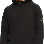 Merrell Men's Quarter Zip Active Hoodie, Long Sleeve Outdoor Pullover Hooded Jacket in S-XXL