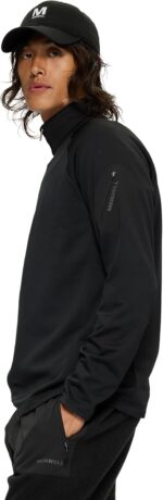 Merrell Men's Quarter Zip Active Pullover, Long Sleeve Athletic Outdoor Workout Jacket in S-XXL - Image 2