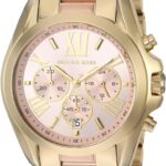 Michael Kors Ladies Mini Bradshaw Watch 36mm Case Size Quartz Chronograph Movement Stainless Steel Bracelet