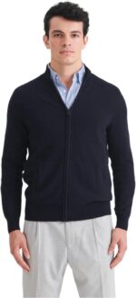 NAADAM Signature Mens Cashmere Full Zip Sweater