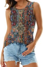 NORACORA Womens Camisole Tank Top Loose Fit Flowy Sleeveless Casual Summer 2026 - Image 2
