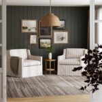 Nathan James Augustine Modern Farmhouse Rattan Pendant Light, Rattan Chandelier Pendant Lamp Shade for Kitchen or Living Room - Image 2