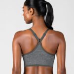 New Balance Women's Sports Bras 3 Pack, Seamless Cami, Removable Pads, Medium Impact Gym Sports Bra for Women, Workout Set - Image 2