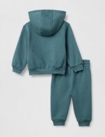 Nike Baby Sportswear Club Fleece Full-Zip Hoodie and Joggers 2-Piece Outfit Set - Image 2