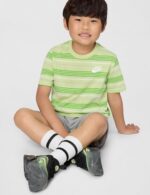 Nike Boys' Striped Sportswear Club T-Shirt and Shorts 2-Piece Outfit Set - Image 2