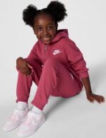 Nike Kids' Sportswear Club Fleece Full-Zip Hoodie and Joggers 2-Piece Outfit Set - Image 2