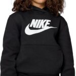 Nike Kids' Sportswear Club Fleece Pullover Hoodie (Large Swoosh Logo)