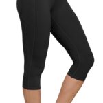ODODOS Buttery Soft Lounge Yoga Capris with Pockets for Women, 14" / 19" / 21" High Waist Capri Leggings