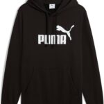 PUMA Mens Essentials No. 1 Logo Hoodie Casual Outerwear Casual - Black