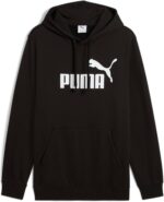PUMA Mens Essentials No. 1 Logo Hoodie Casual Outerwear Casual - Black