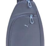 PUMA Women's Myriad Sling, Sporty Hands-Free Bag with Reversible Strap & Dual Compartments, Grey Sky/Snow Mountain Blue, One Size