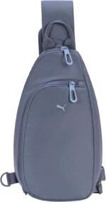 PUMA Women's Myriad Sling, Sporty Hands-Free Bag with Reversible Strap & Dual Compartments, Grey Sky/Snow Mountain Blue, One Size