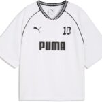 PUMA Womens Sport Relaxed Crew Neck Jersey Casual - Purple