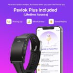 Pavlok 3 Sports (Black) – App-Controlled Silent Alarm & Habit Trainer Wearable – Chime/Vibration/Adjustable Zap – Includes Plus (Lifetime Access) – Steps & Sleep Tracking - Image 2