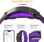 Pavlok Shock Clock 3 | Smart Alarm for Heavy Sleepers & Habit Breakers | Vibration, Beep & Safe Zap Wake Up | App-Controlled | Waterproof & Sweatproof | Silent Alarm for Couples | 1-Year Warranty - Image 2