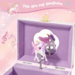 ProCase Unicorn Jewelry Box for Girls, Kids Musical Jewelry Boxes with Spinning Unicorn Doll, Birthday Gifts for Little Girls Children Toddler Ages 3 4 5 6 7 8 -Unicorn (Box Only) - Image 2
