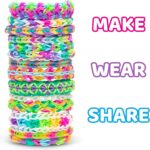 Rainbow Loom Original Rubber Band Bracelet Making Kit - 628 Pcs Loom Kit with Loom Board, Metal Hook, 600 Bands, C-Clips - Ages 7+, 2014 Toy of the Year - Image 2
