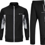 Rdruko Men's Tracksuit Sweatsuits 2 Piece Set Athletic Jogging Gym Activewear Sweat Track Suits Sets