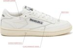 Reebok Club C 85 Vintage Tennis Sneakers for Women, Casual White Womens Shoes, Size 5 to 11 - Image 2