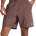 Reebok Men's Jumpstart 8” Short, Standard Fit, Lightweight Poly Fabric