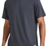 Reebok Men's Sonic Bolt Short Sleeve Crewneck T-Shirt, Standard Fit, Lightweight Cool Touch Jersey Fabric