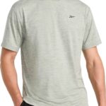 Reebok Men's Strike Short Sleeve Crewneck T-Shirt, Standard Fit, Lightweight Stretch Poly Jersey Fabric