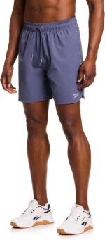 Reebok Men's Turbo 2.0 7” Short, Standard Fit, Lightweight Stretch Poly Fabric - Image 2