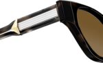Retro Narrow Cat Eye Sunglasses for Women,Trendy Polarized Womens Sunglasses UV Protection,Small Fashion Oval Shades - Image 2