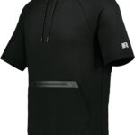 Russell Athletic Legend Tech Fleece Hoodie - Warm, Breathable Cage Jacket with Pocket - Outdoor & Everyday Comfort!