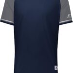 Russell Athletic Men's Classic V-Neck Baseball Jersey: Vintage Appeal, with Dri-Power Moisture-Wicking