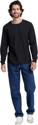 Russell Athletic Men's Dri-Power Long Sleeve Tees, Moisture Wicking, Odor Protection, UPF 30+ - Image 2