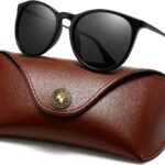 SUNGAIT Premium Vintage Round Sunglasses for Women Men Classic Retro Trendy Style