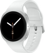 Samsung Galaxy Watch 8 (2025) 40mm Bluetooth Smartwatch, Cushion Design, GPS Fitness Tracker, Sleep Coaching, Running Coach, Energy Score, Heart Rate Tracking, Silver [US Version, 2 Yr Warranty]
