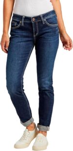 Silver Jeans Co. Women's Chelsea Boyfriend Relaxed Fit Jean
