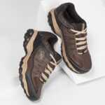 Skechers Men's Afterburn M. Fit Fashion Sneakers - Leather Upper, Memory Foam Insole, Rubber Outsole - Image 2