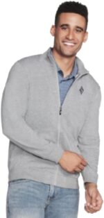 Skechers Men's The Hoodless Hoodie Go Walk Everywhere Full Zip Mock Neck Jacket