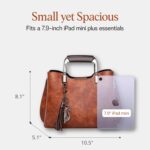 Small Vegan Leather Purses for Women, Faux Leather Handbags for women, Top Handle Handbags, Satchel Purse - Image 2