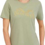 Spyder Women's Metallic Sun Graphic Short Sleeve Tee T-Shirt