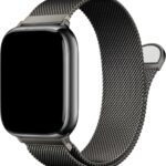 Stainless Steel Milanese Loop Compatible with Apple Watch Bands 46mm 44mm 45mm 49mm men and women, Magnetic Clasp Replacement for iWatch Ultra Series 11 10 9 8 7 SE 6 5 4 3 2 1