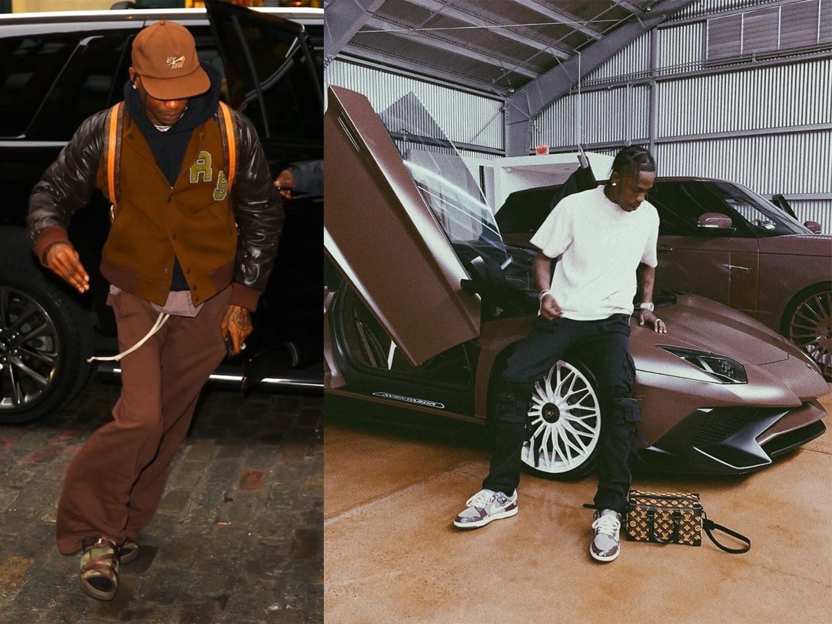 travis scott different outfits