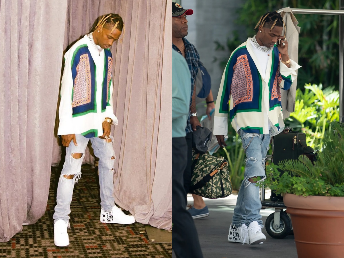 travis scott different outfits