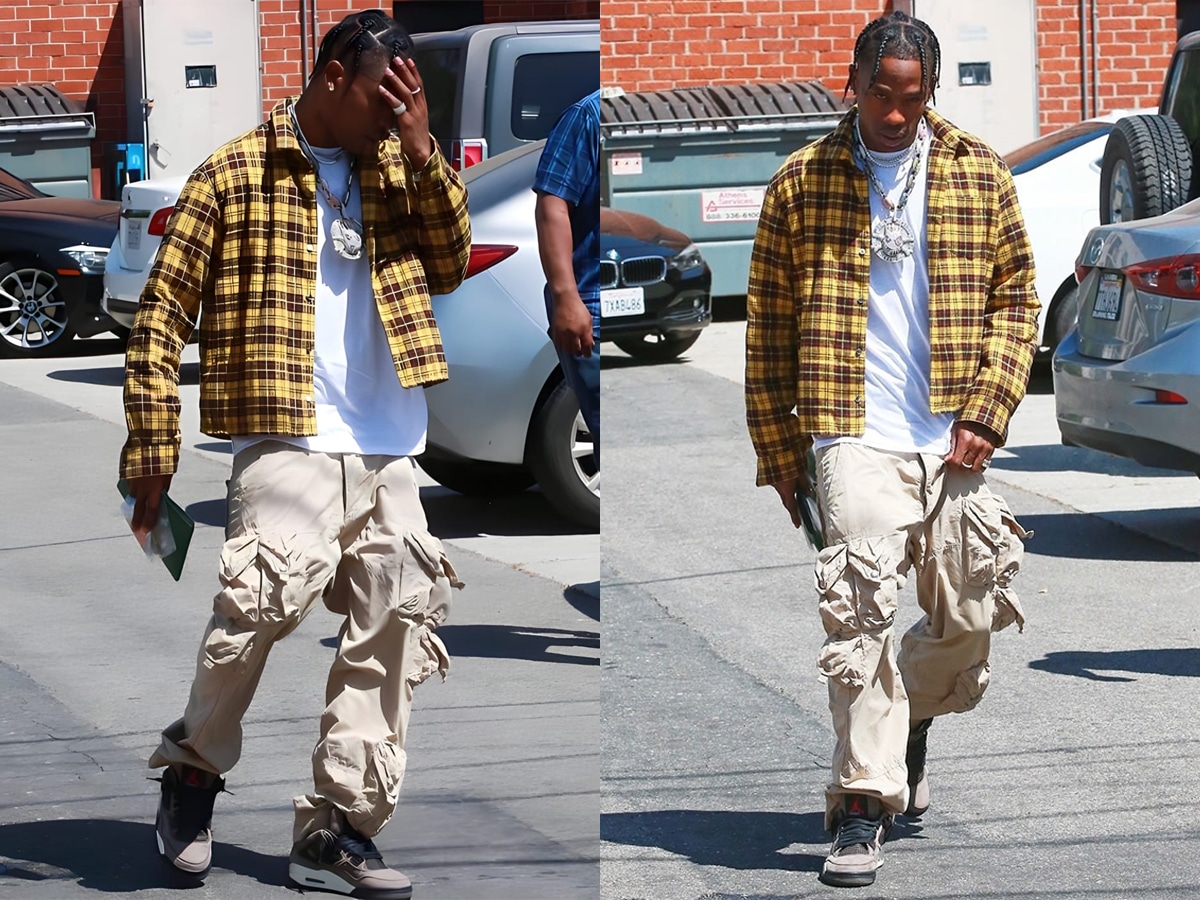 travis scott different outfits