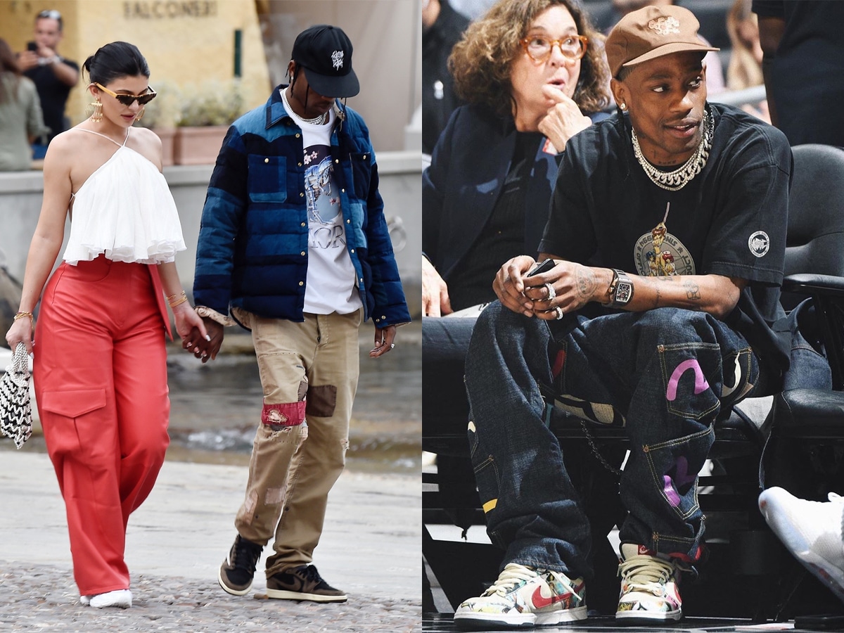 travis scott different outfits
