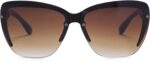 TAHARI womens Th769 Modern 100% Uv Protective Women's Cat Eye Sunglasses. Elegant Gifts for Her, 62 Mm Cat Eye Sunglasses