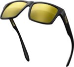 TOROE Exclusive Edition RANGE Sunglasses Unisex, Full-frame Polarized Polycarbonate Lens, TR90 Frame, UV Protection