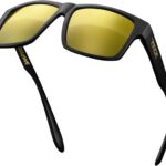 TOROE Exclusive Edition RANGE Sunglasses Unisex, Full-frame Polarized Polycarbonate Lens, TR90 Frame, UV Protection