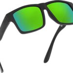 TOROE RANGE Polarized Sunglasses, Matte Black | TR90 Frame, Colored Mirror SR+, PC Lenses, Outdoor Performance Sports