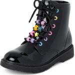 The Children's Place Girls' Girls Lace Up Combat Boots